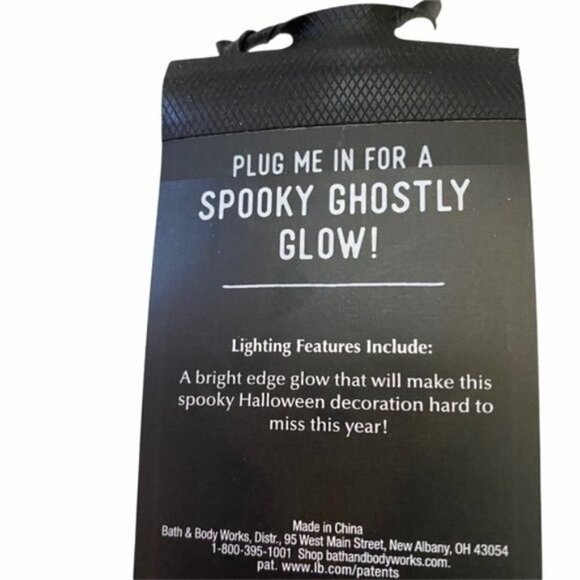 Bath and Body Works Neon Ghost Nightlight Plug In Wallflower Halloween - Picture 5 of 6
